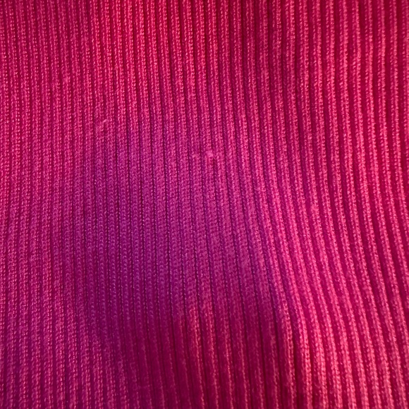DONATED ❌bar III Body Con Hot Pink Ribbed Knit Dress, medium, NWT - Picture 7 of 7
